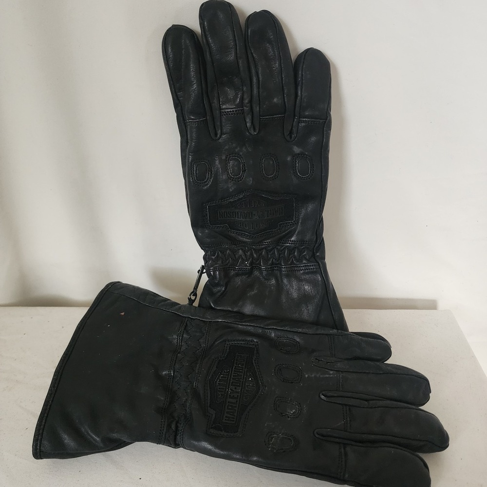 Harley Davidson Mens Gloves Large Black